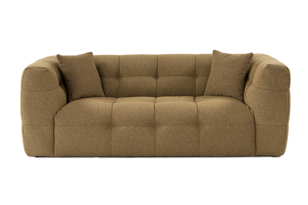 NORDVÄRK Cady 2 2 pers. sofa khaki polyester