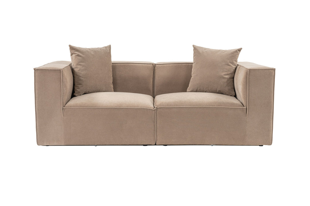 NORDVÄRK Sora 2 2 pers. sofa cappuccino stof