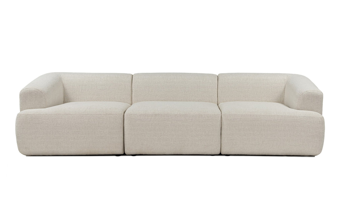 NORDVÄRK Sofia 3 3 pers. sofa hvid stof