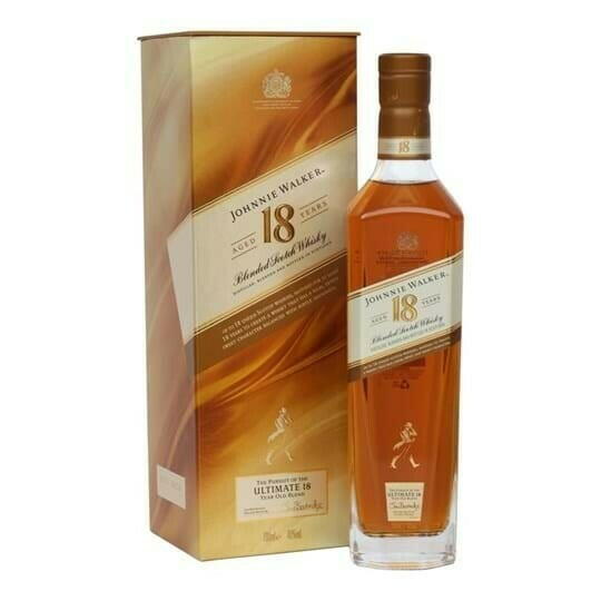 Produktbillede af Johnnie Walker Ultimate 18 Yo Blended Scotch Fl 70 på tilbud – premium kvalitet og detaljer