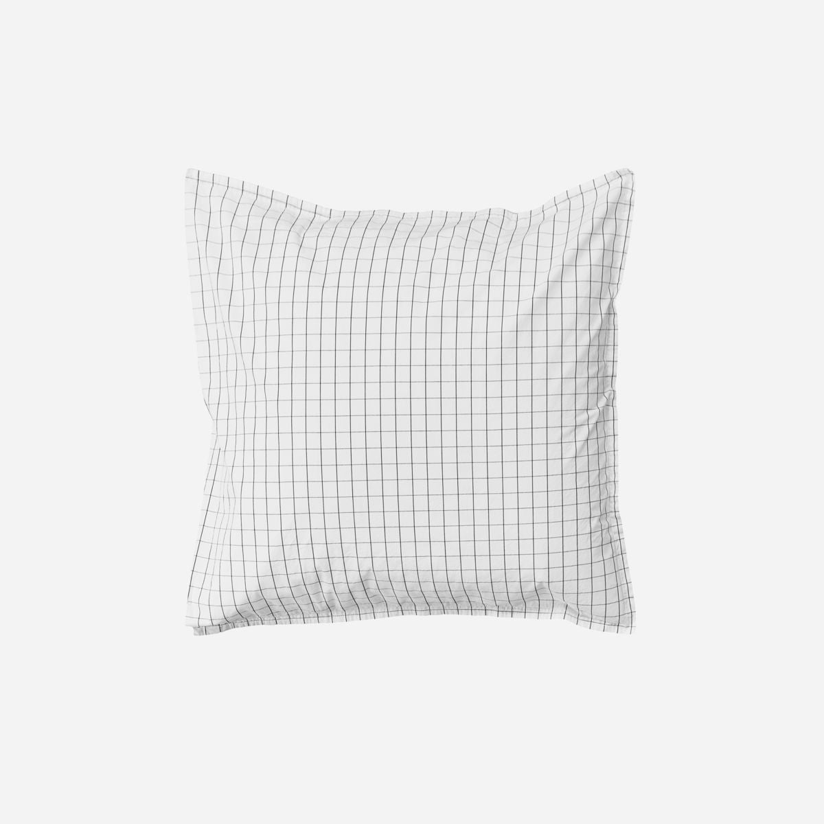 Produktbillede af By Nord Pudebetræk Erika 63 x 60 cm snow w. coal i premium kvalitet