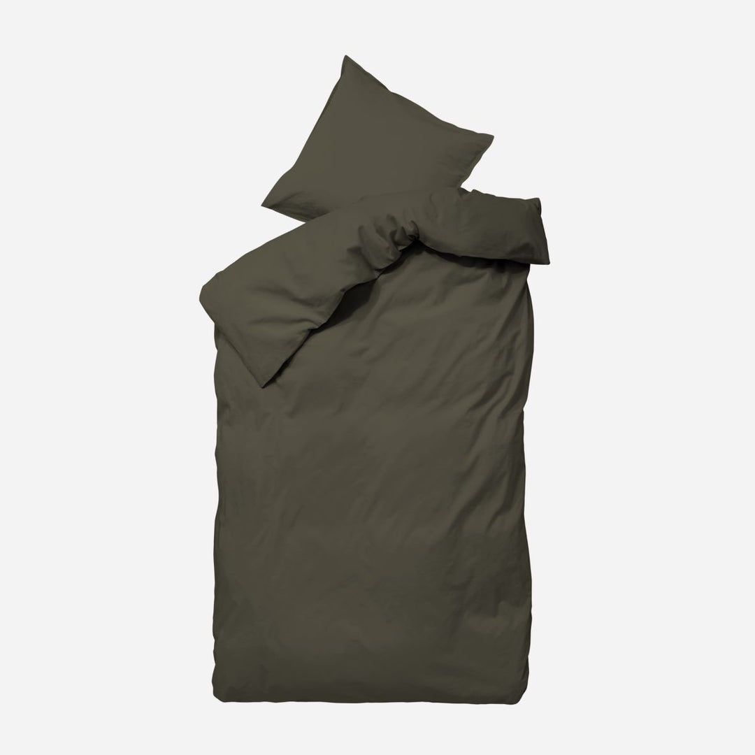 Produktbillede af By Nord Sengesæt Ingrid 140 x 220 cm NO bark i premium kvalitet