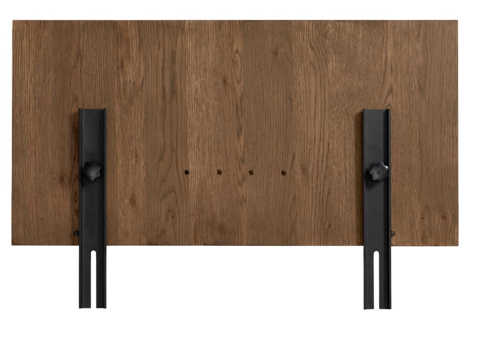 UNIQUE FURNITURE Arno tillægsplade røgfarvet egefinér 90x45