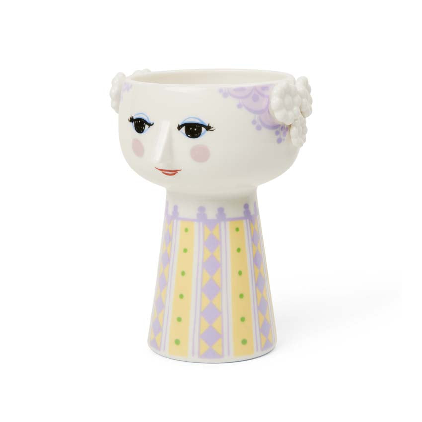 Produktbillede af Bjørn Wiinblad Eva Vase H15 cm lavendel i premium kvalitet