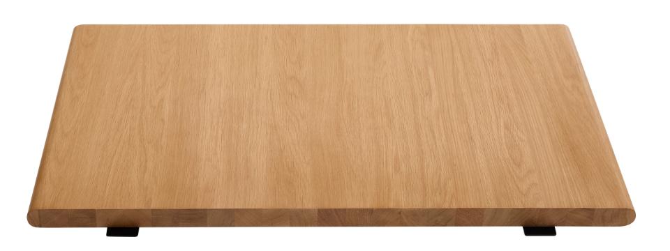 UNIQUE FURNITURE Flow tillægsplade natur egetræsfinér 95x45