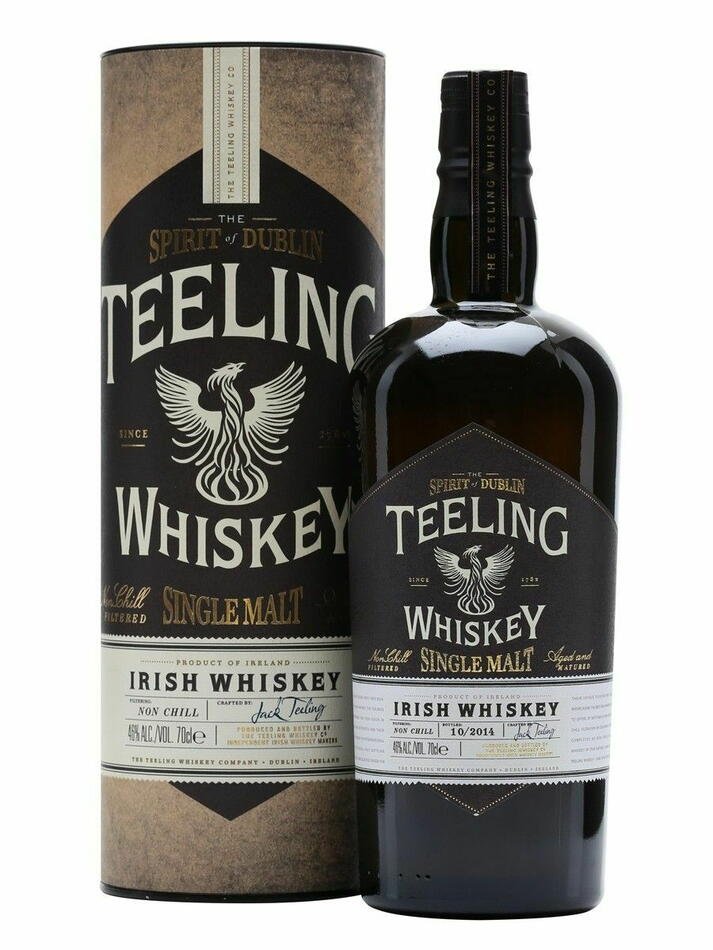 Teeling Single Malt Irish Whiskey Fl 70 ✔ Kæmpe udvalg i  TEELING ✔ Billig fragt og hurtig levering 2 - 5 hverdage - Varenummer: BAR-17301 / Ean: &