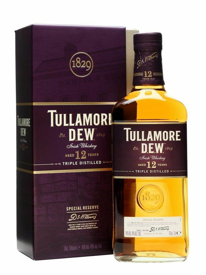 Tullamore Dew 12 Yo Fl 70 ✔ Kæmpe udvalg i  TULLAMORE ✔ Billig fragt og hurtig levering 2 - 5 hverdage - Varenummer: BAR-17308 / Ean: &