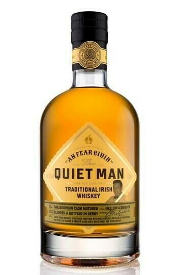 Produktbillede af Quiet Man Superior Irish Blended Whiskey Fl 70 på tilbud – premium kvalitet og detaljer