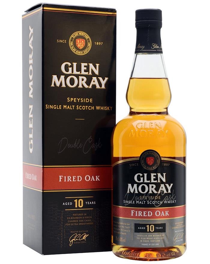 Glen Moray "Fired Oak" 10 Yo Speyside Single Malt ❤ Kæmpe udvalg i GLENMORAY ❤ Billig fragt og hurtig levering 2 - 5 hverdage - Varenummer: BAR-84757 / Ean: '5060116322200 på lager - Udsalg på Drikkevarer Spiritus Whiskey Spar op til 55% - Over 454 design mærker på udsalg