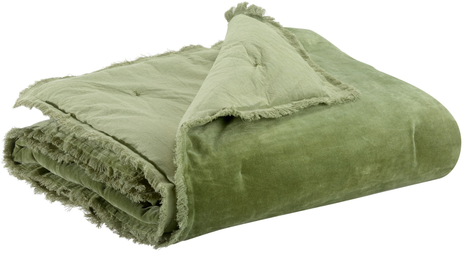 Produktbillede af Fara Plaid 135 x 200 cm Olive på tilbud i høj kvalitet