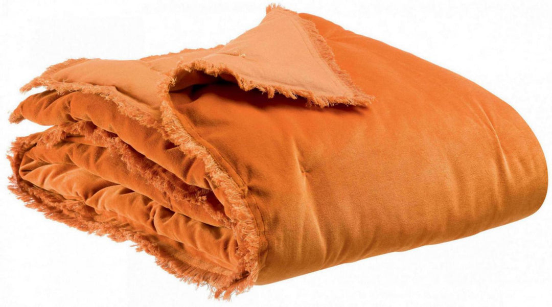 Produktbillede af Fara Plaid 135 x 200 cm Ambre på tilbud i høj kvalitet