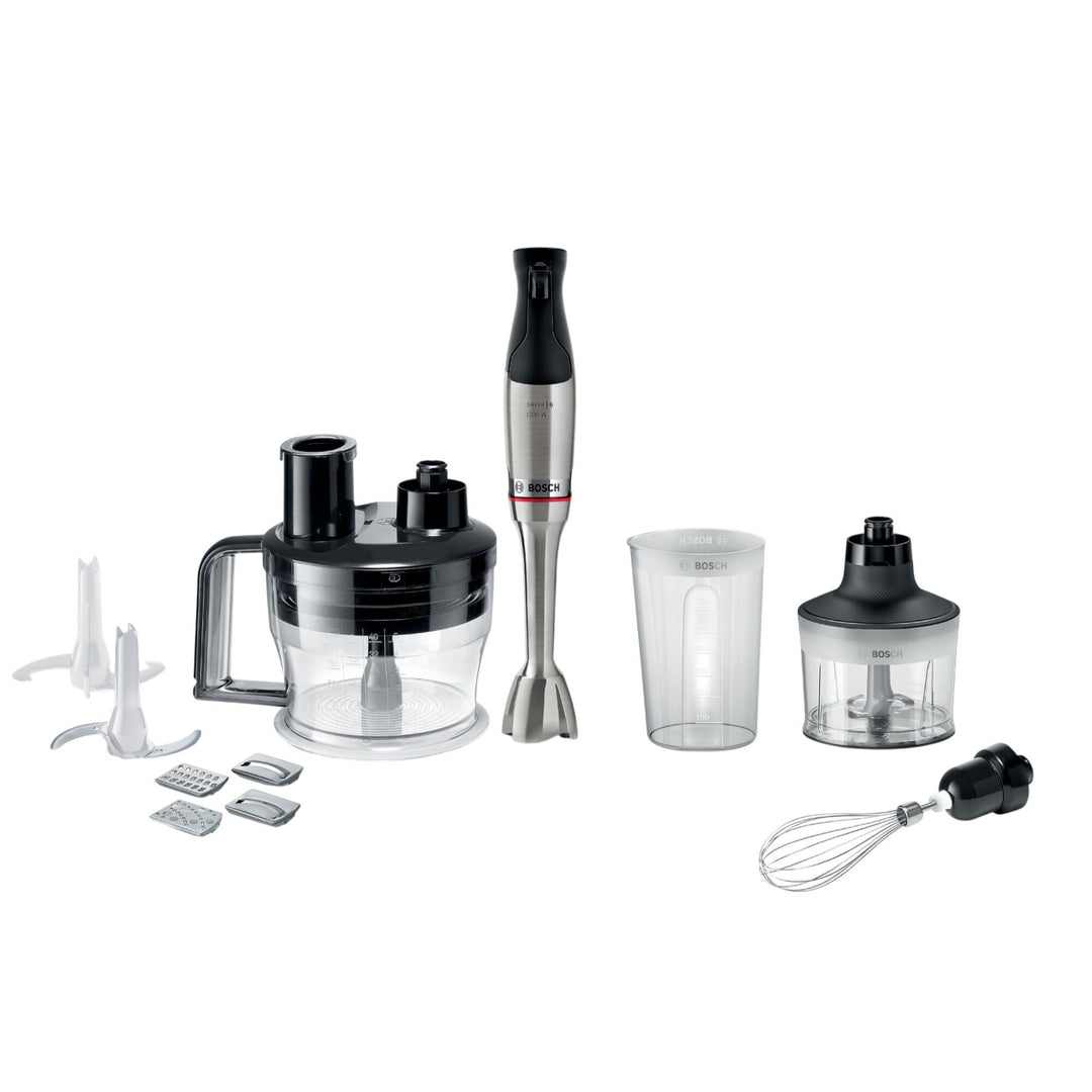 Bosch Serie 6 ErgoMaster MSM6M871 stavblender 1200 watt, rustfrit stål