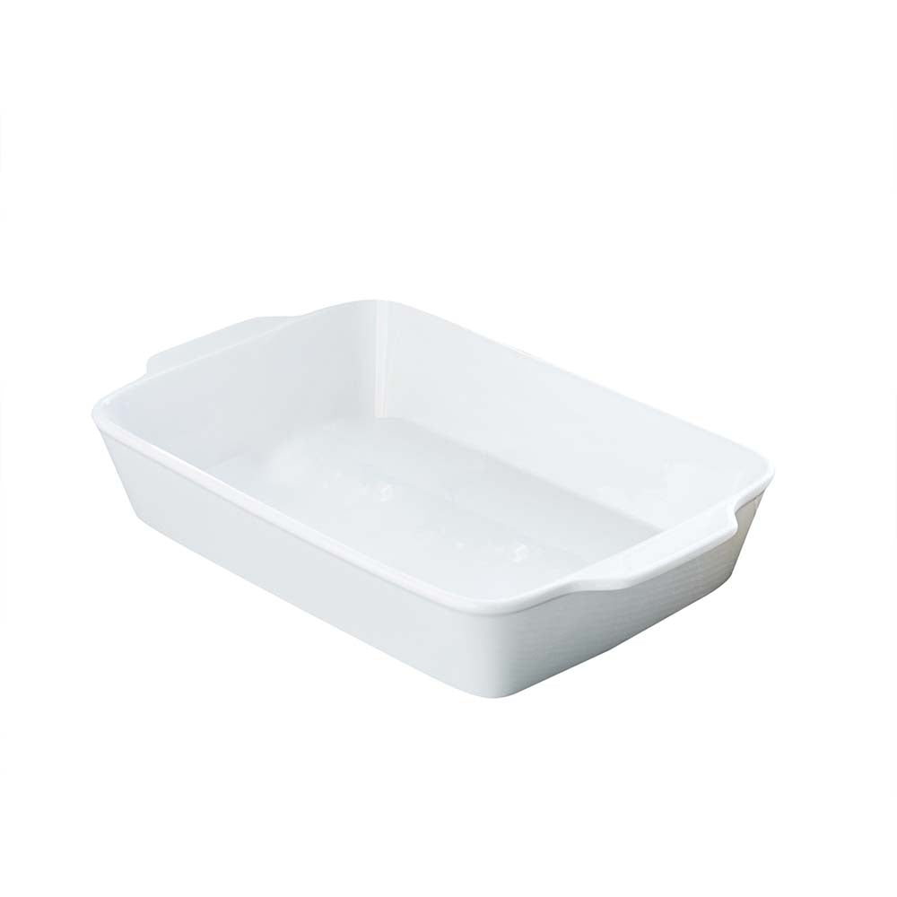 Produktbillede af Aida Aroma gastro rektangulært fad hvid 42 cm i premium kvalitet