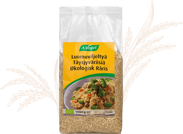 Detaljeret produktbillede af A.Vogel Økologisk Råris (1000 g) på tilbud