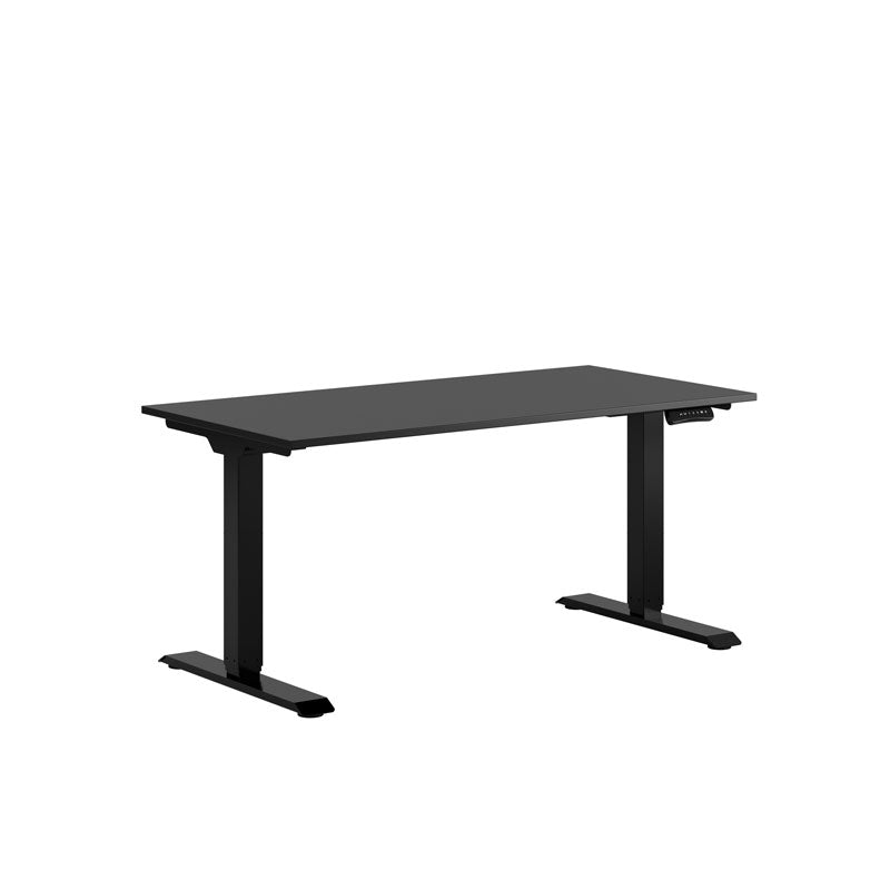 Produktbillede af Premium Hæve/Sænkebord m/2 motorer 140x70cm Sort sort på tilbud