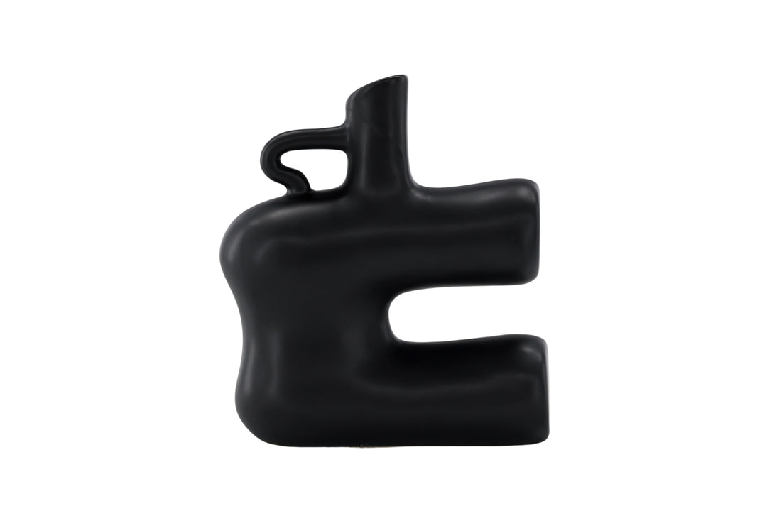 VENTURE DESIGN Dity vase mat sort stentøj 18x7x19H
