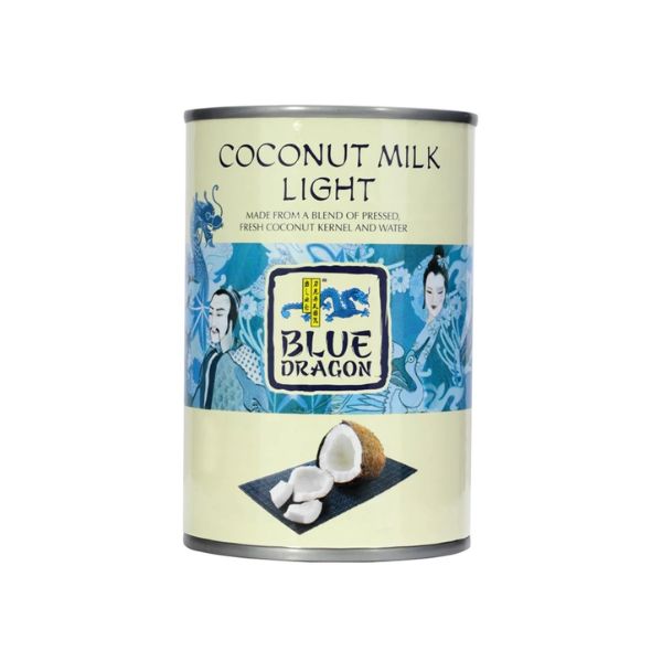 Produktbillede af Kokosmælk Light Blue Dragon 400ml på tilbud i premium kvalitet