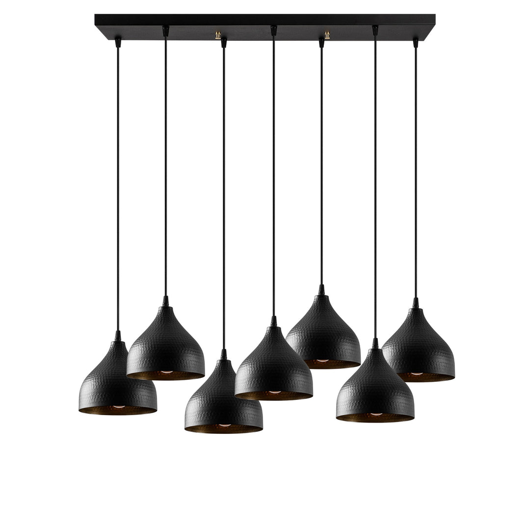 LUMI Bourges loftlampe sort metal