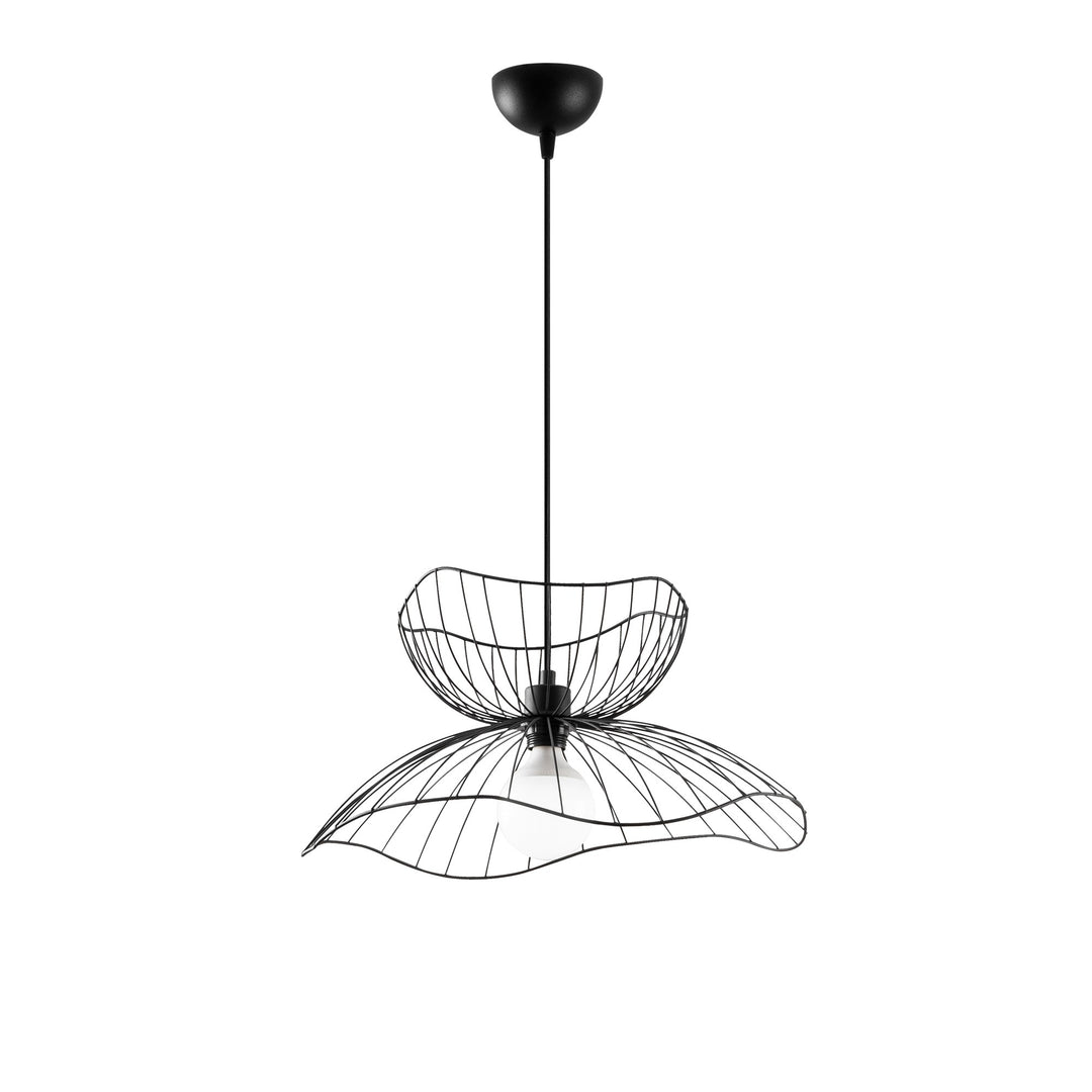 LUMI Farac loftlampe justerbar højde sort metal