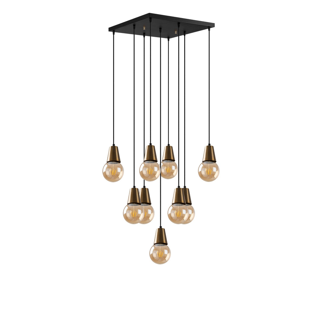 LUMI Torrent loftlampe guld metal