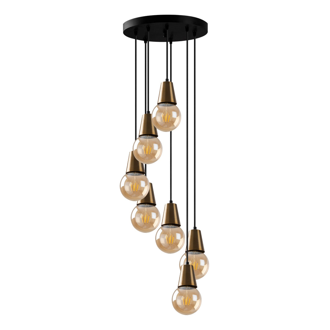 LUMI Pinhel loftlampe guldfarvet metal