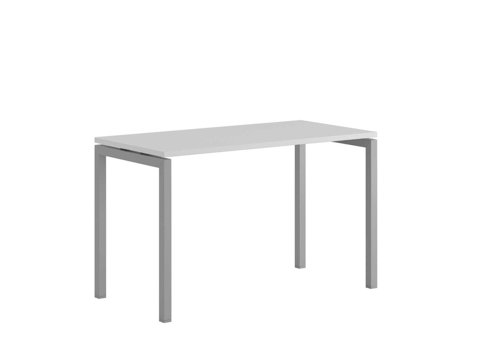 Produktbillede af Luna U Bord 120x60cm Hvid-grå på tilbud