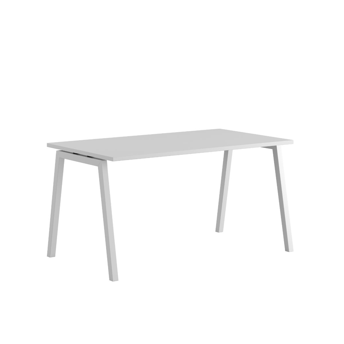 Produktbillede af Luna A Bord 140x80cm Hvid-hvid på tilbud