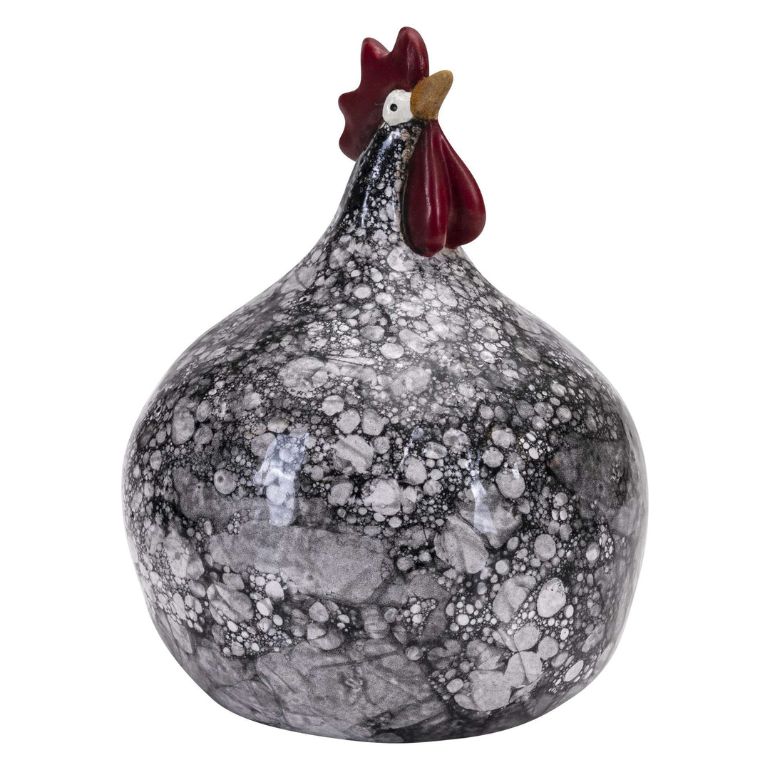 Produktbillede af Nääsgränsgården Høne Bubble black H.12cm i premium kvalitet