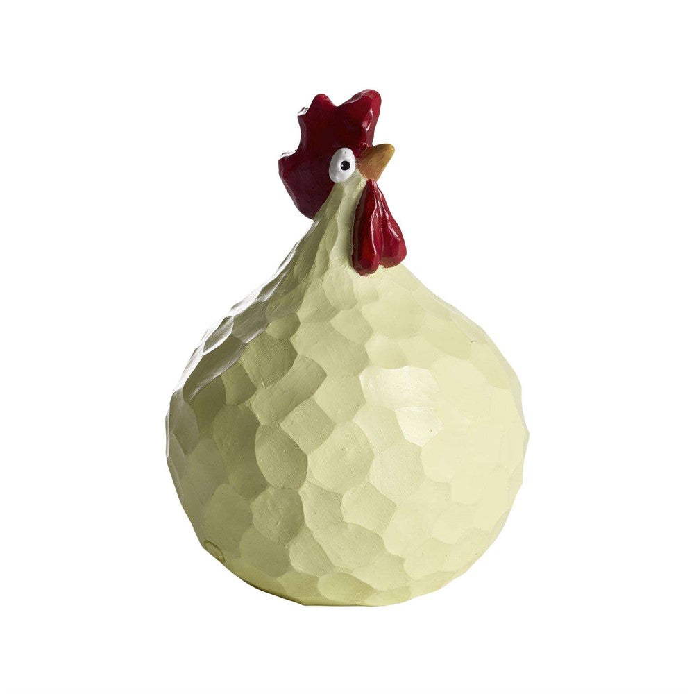 Produktbillede af Nääsgränsgården Høne Carved gul H.9,6cm i premium kvalitet
