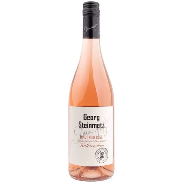 Georg Steinmetz Pinot Noir Rosé 2022 ❤ Kæmpe udvalg i Gozomo.dk ❤ Billig fragt og hurtig levering 2 - 5 hverdage - Varenummer: BAR-850482 / Ean: '4049366005485 på lager - Udsalg på Drikkevarer | Vin og champagne | Rosévin Spar op til 65% - Over 1124 kendte brands på udsalg