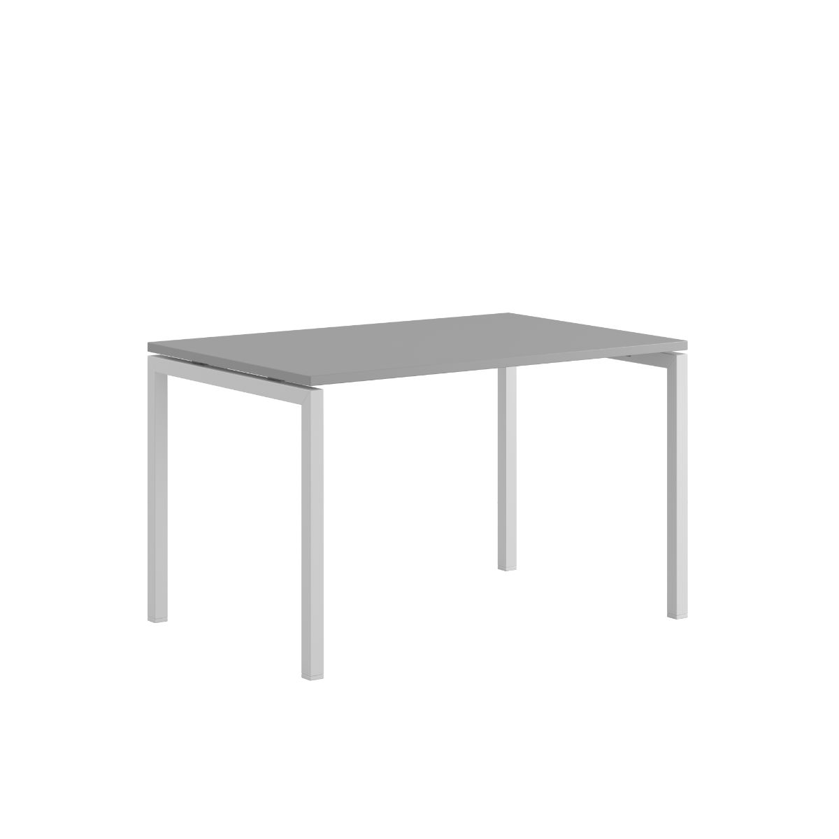 Produktbillede af Luna U Bord 120x80cm Grå-hvid på tilbud