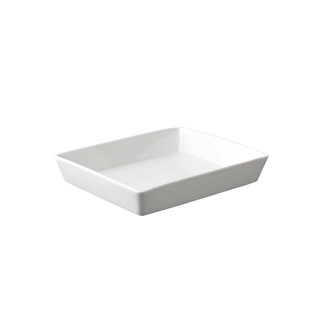 Produktbillede af Aida Aroma gastro de luxe rektangulært fad hvid 29 cm i premium kvalitet