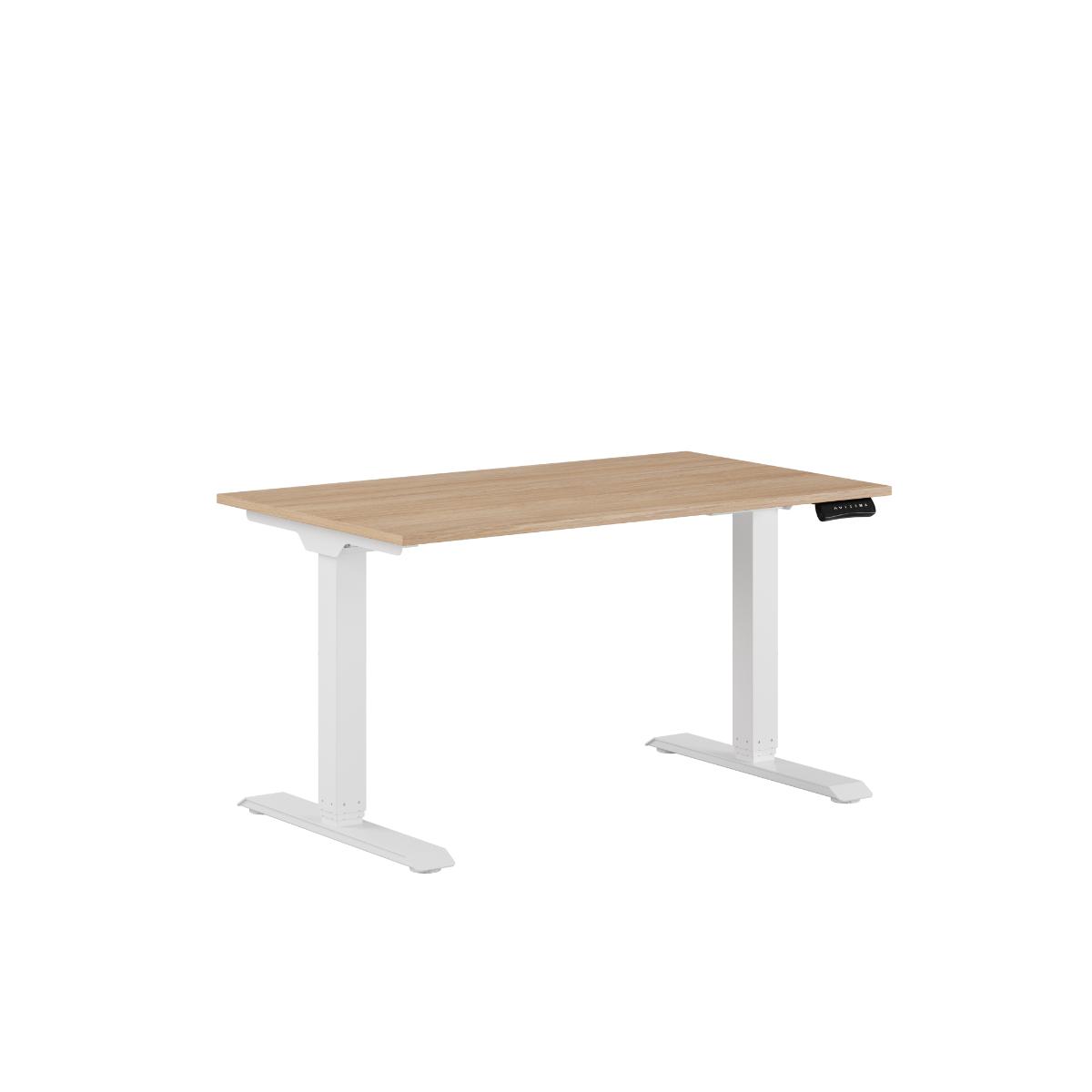 Produktbillede af Premium Hæve/Sænkebord m/2 motorer 120x70cm Urban-hvid på tilbud