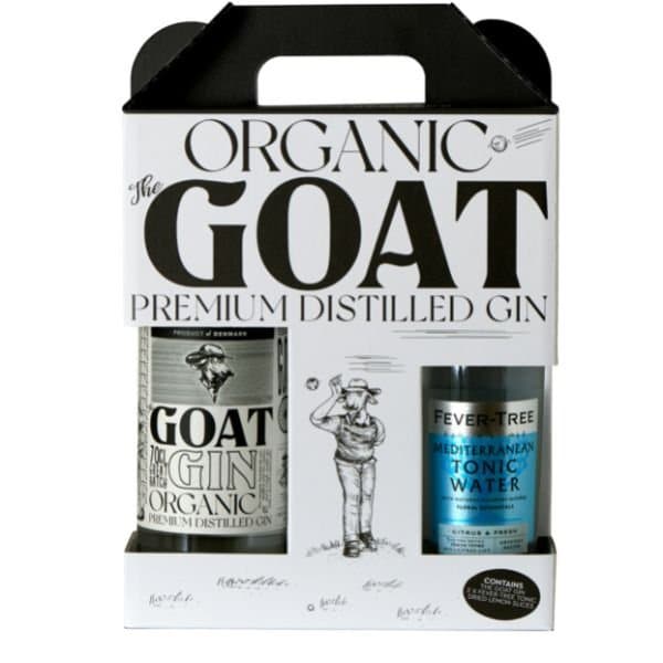 The Goat Gin Gaveæske Gin Fl 70 + 2 Fevertree Tonic + Dehydret Citroner ❤ Kæmpe udvalg i SNAPSBORNH ❤ Billig fragt og hurtig levering 2 - 5 hverdage - Varenummer: BAR-651794 / Ean: '5703397001395 på lager - Udsalg på Drikkevarer Spiritus Gin Spar op til 67% - Over 454 design brands på udsalg