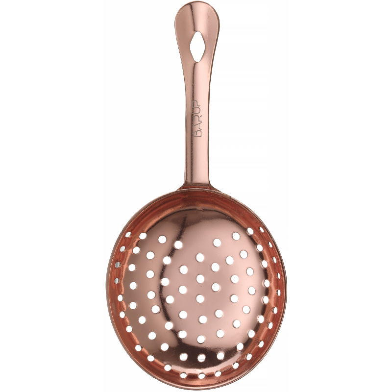 Produktbillede af Julep-strainer Rustfrit Stål Kobberlook 160x76 Mm på tilbud i premium kvalitet