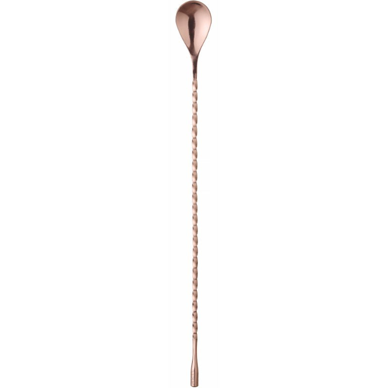 Produktbillede af Barske Med Spiralhåndtag Rustfrit Stål Kobberlook 380x35 Mm på tilbud i premium kvalitet