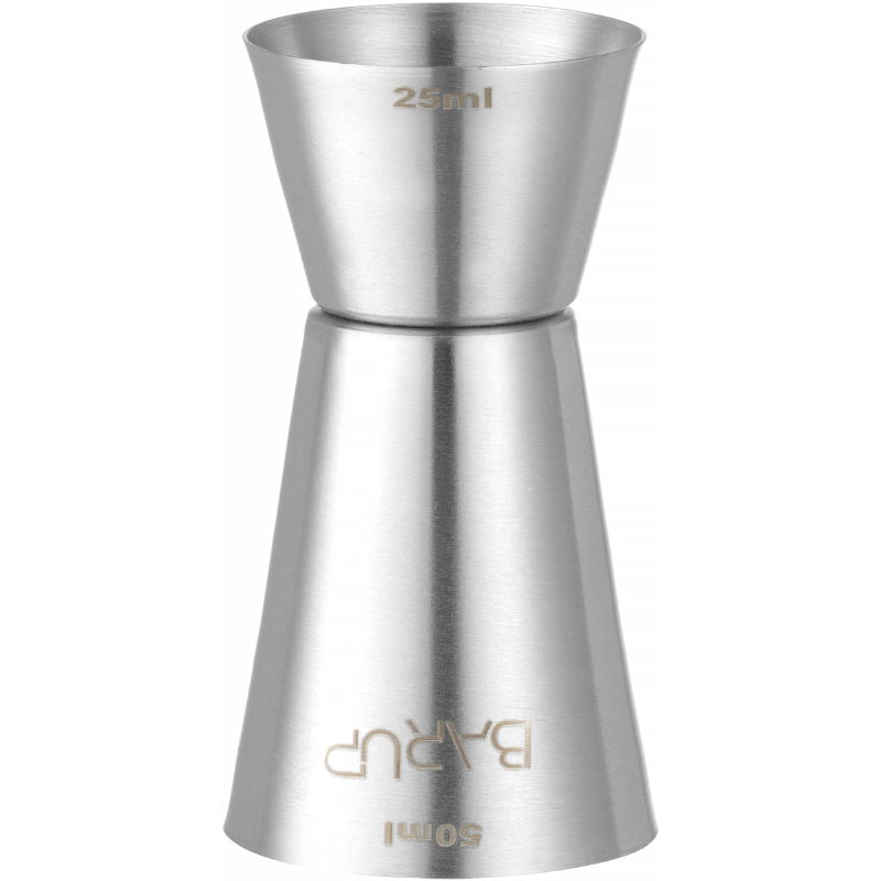 Produktbillede af Jigger Rustfrit Stål 25 Og 50 Ml 43x85 Mm på tilbud i premium kvalitet