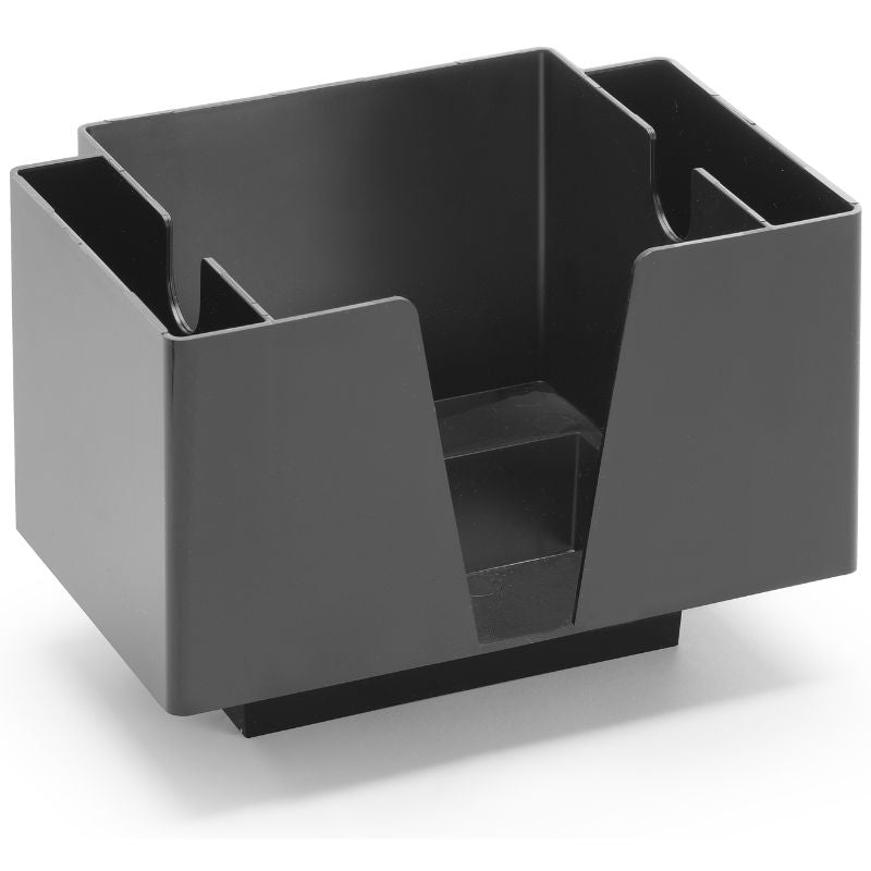 Produktbillede af Servietholder Med 3 Rum Ps Sort på tilbud i premium kvalitet