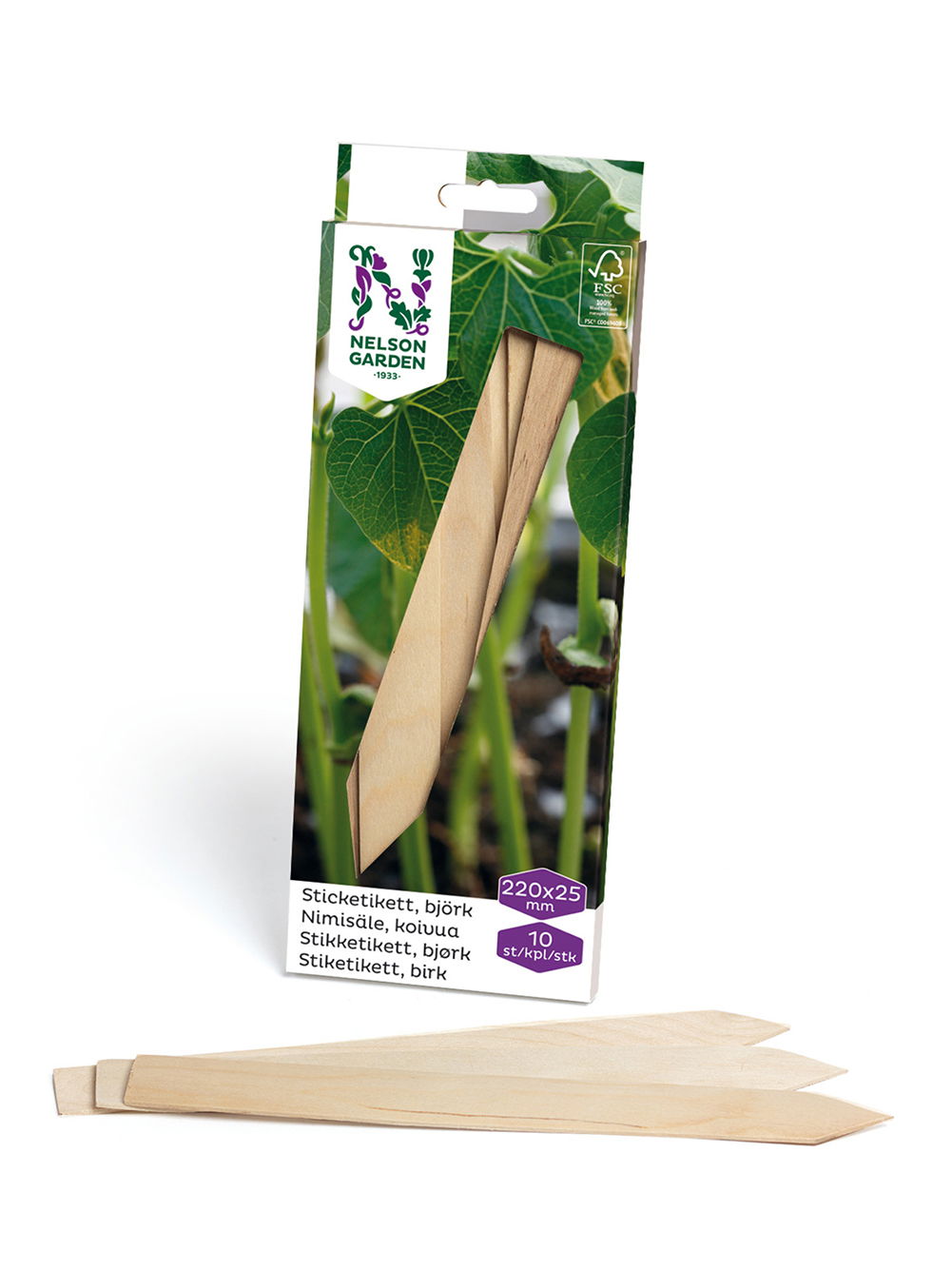 Produktbillede af Plantepinde til blomster og grøntsager 22 cm på tilbud i høj kvalitet