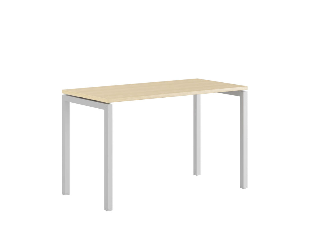 Produktbillede af Luna U Bord 120x60cm Birk-hvid på tilbud