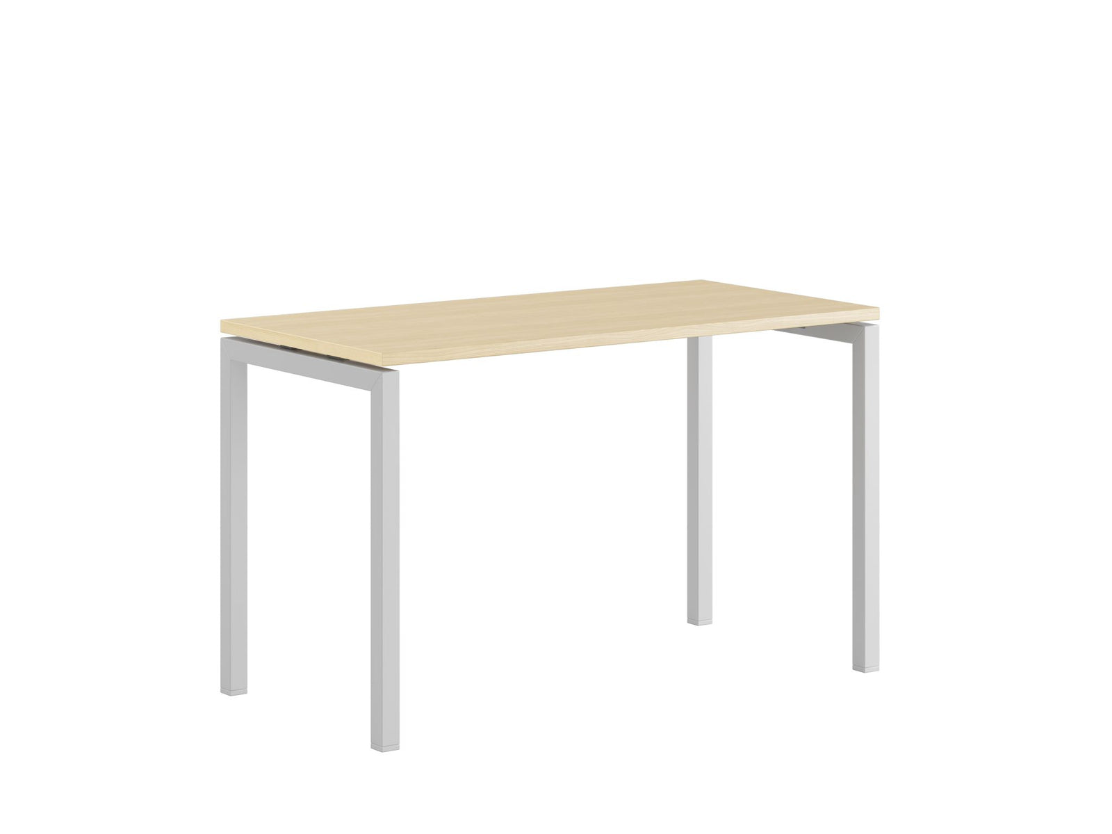 Produktbillede af Luna U Bord 120x60cm Birk-hvid på tilbud
