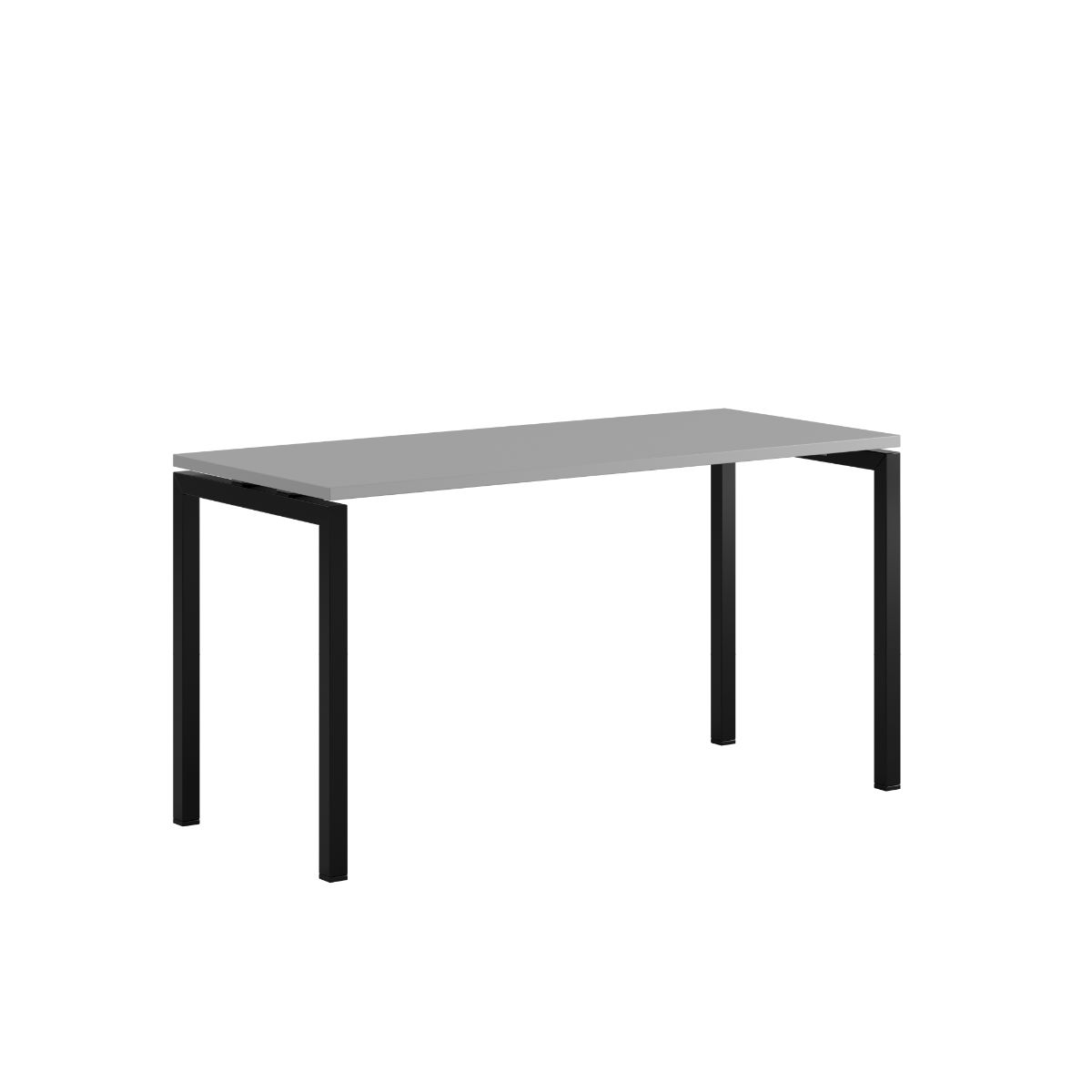 Produktbillede af Luna U Bord 140x60cm Grå-sort på tilbud