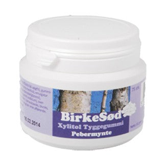 Produktbillede af ND Tyggegummi Birkesød m. Pebermynte 70 stk. på tilbud