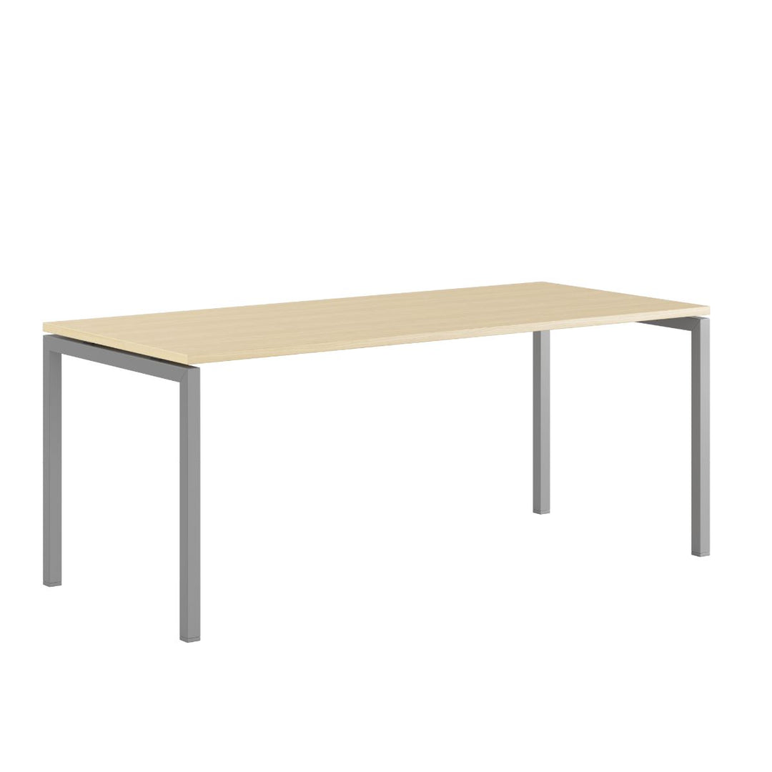 Produktbillede af Luna U Bord 180x80cm Birk-grå på tilbud