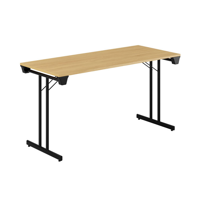 Produktbillede af Dinner Style 140x60cm Sammenklappeligt bord Eg-sort på tilbud