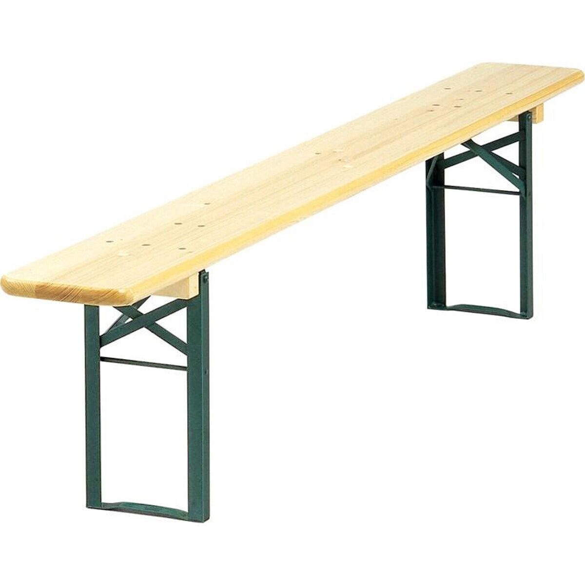 Produktbillede af Standard bænk 220x25 cm Naturfarvet på tilbud