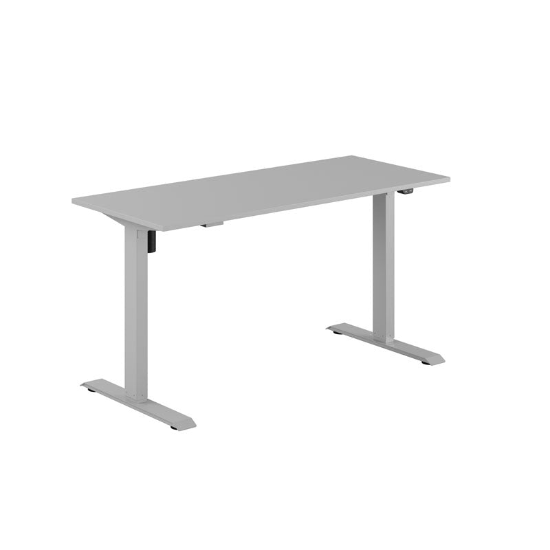 Produktbillede af EASY Hæve/Sænkebord m/1 motor 140x60cm Grå-grå på tilbud