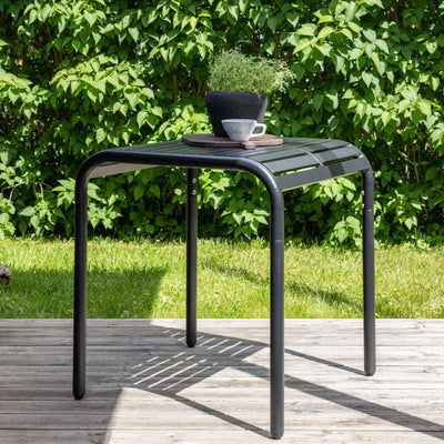 tilbud på cafebord i sort aluminium, 70 x 70 cm. Billigt udsalg! Hurtig levering: 1-2 hverdage. Varenummer: 3NDC-5676. Spar op til 61%.