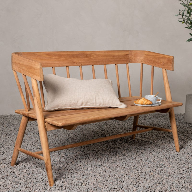 Produktbillede af Burma Havebænk i massiv teaktræ på tilbud i høj kvalitet