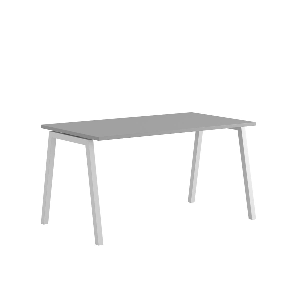 Produktbillede af Luna A Bord 140x80cm Grå-hvid på tilbud